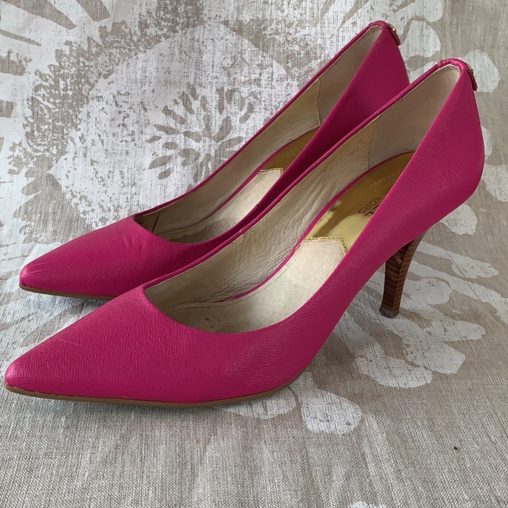 Hot Pink Michael Kors Heels Size 8.5